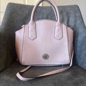 Pink Satchel with Detachable Strap